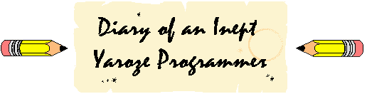 Diary of an inept yaroze programmer logo